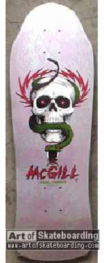 McGill Skull - Bottle Nose Snakeskin 