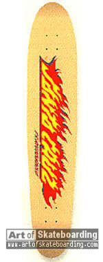 Flame Strip Longboard