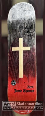 Cross Inlay - Red/Natural