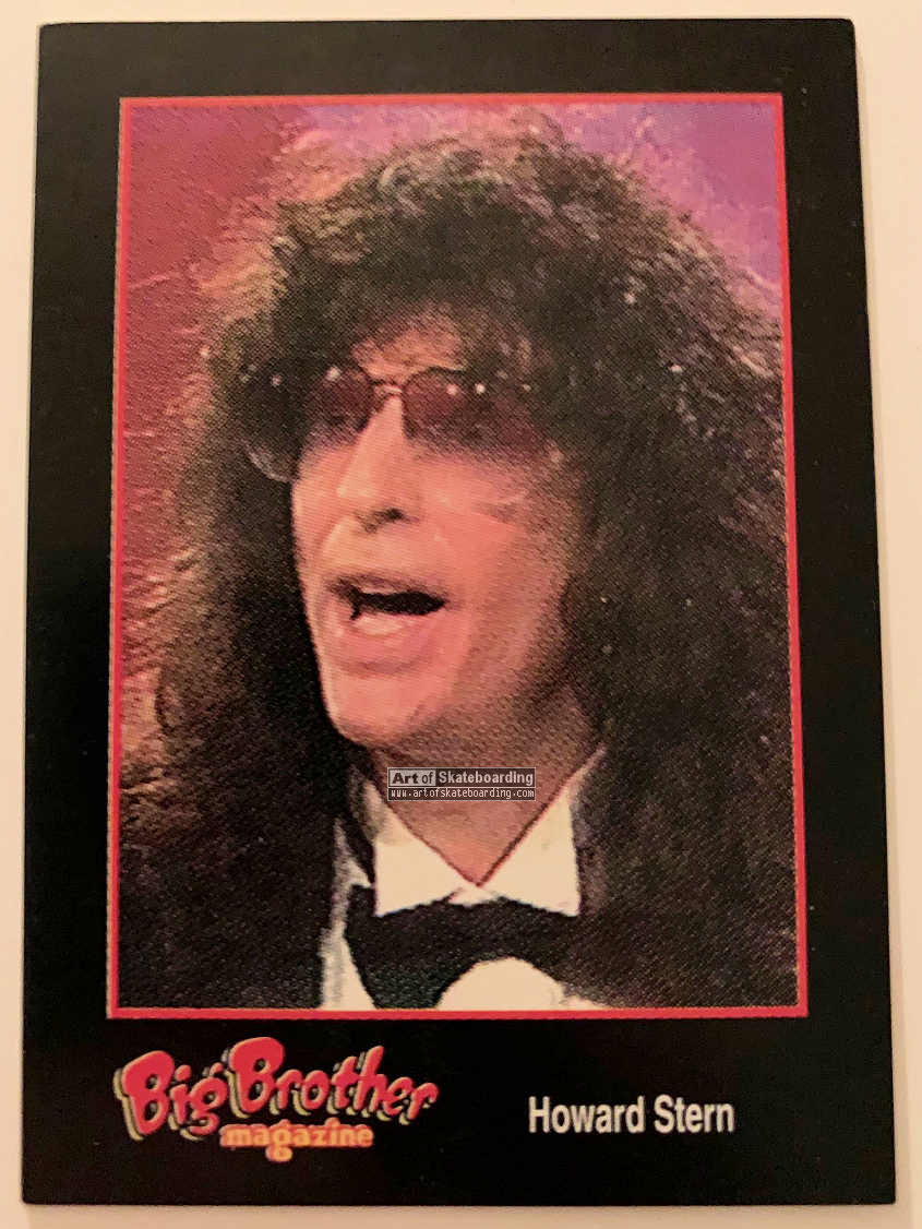 Big Brother Trading Cards - Howard Stern
