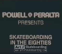 Skateboarding in the Eighties
