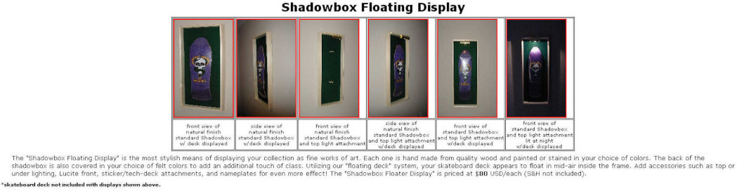 The original AOS custom shadowbox from 2000