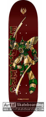 Flight - Gundam (burgundy/gold foil)