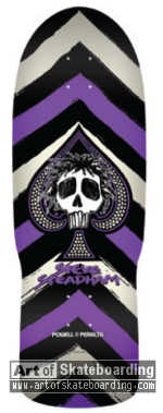Spade (purple/white)