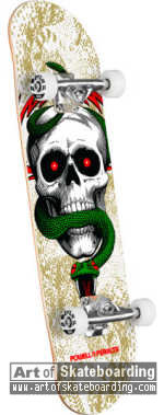 One Off - Skull & Snake White/Gold (Factory Complete)