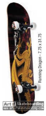 Golden Dragon - Running Dragon