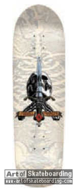 Skull and Sword (white)