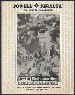 Powell Peralta 1991 Winter Catalogue
